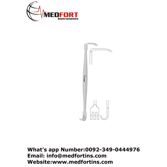 Senn-Miller Retractor Blunt, 16 cm - 6 1/4" Blade Size 20 x 7 mm