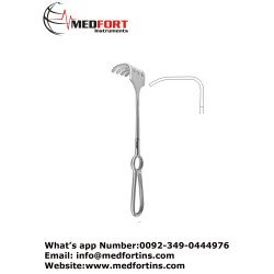 Israel Retractor, 4 Blunt Prongs 25.5 cm - 10" Blade Size 40 x 40 mm