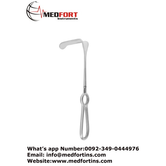 Kocher Retractor, 25 cm - 9 3/4" Blade Size 80 x 45 mm