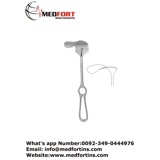 Doyen-Stille Retractor, 26 cm - 10 1/4" Blade Size 87 x 28 mm