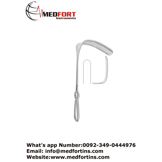  Fritsch Retractor, 23.5 cm - 9 1/4" Blade Size 37 x 31 mm