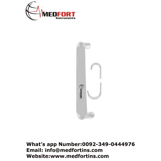  Baby-Roux Retractor, 12.5 cm - 5" Blade Size 17 x 17 mm - 24 x 21 mm