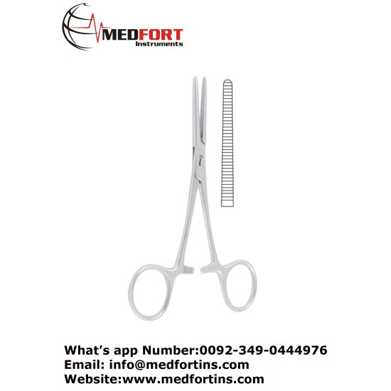 Pean-Nippon Haemostatic Forceps, Straight 18.5 cm - 7 1/4"