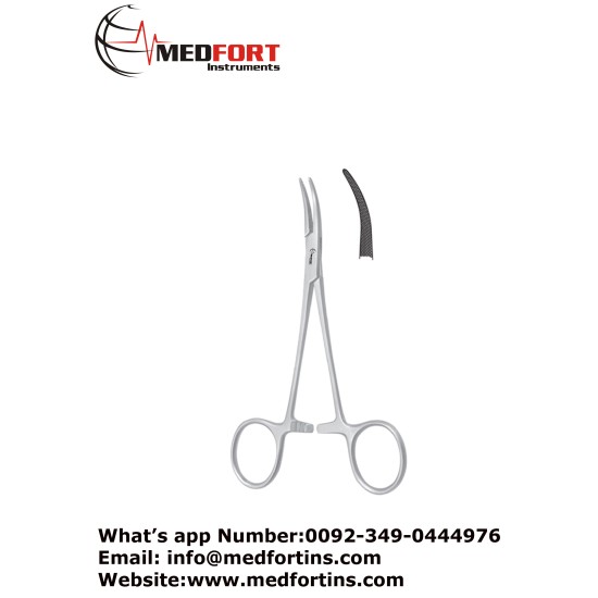  Haemostatic Forcep Cross, Cross Serrated Jaw 12.5 cm - 5"