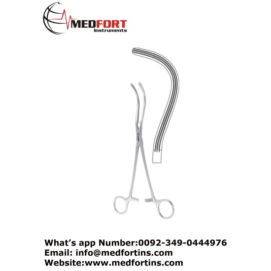  Atrauma Kidney Pedicle Clamp, Curved 23 cm - 9"