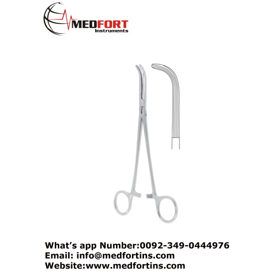  Lahey (Sweet) Bile Duct Clamp, Curved 23 cm - 9"