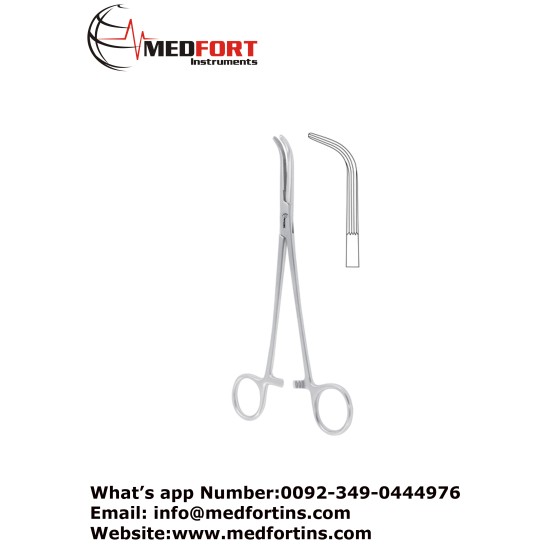  Lahey (Sweet) Bile Duct Clamp, Curved 19.5 cm - 7 3/4"