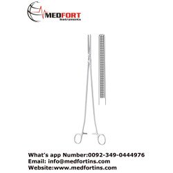 Kieback Hysterectomy Forcep, Straight 25 cm - 9 3/4"