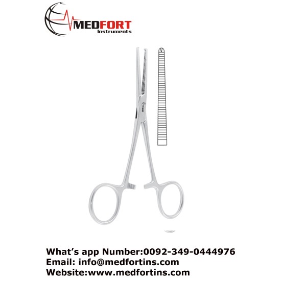 Holzbach Hysterectomy Forcep, Straight 24.5 cm - 9 3/4"