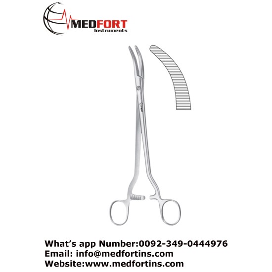 Kocher (Delicate) Haemostatic Forceps, Straigaht - 1 x 2 Teeth 16 cm - 6 1/4"