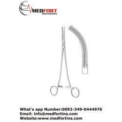 Wertheim Hysterectomy Forcep, Angled 22 cm - 8 3/4"
