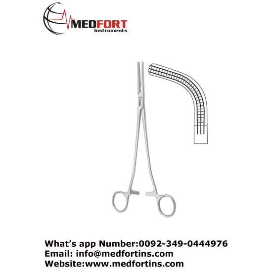 Wertheim (Rogers) Hysterectomy Forcep, Fig. 1 25.5 cm - 10"
