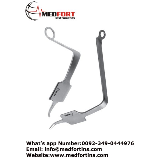 Hohman Retractor Curved 90 Degree, Length 33cm, Blade 40mm