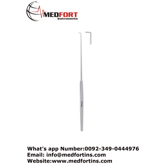 "Emmett Fistula Hook, 3 22 cm - 8 3/4"" "