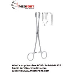 "Czerny Tenaculum Forcep, 21 cm - 8 1/4"" " "Czerny Tenaculum Forcep, 21 cm - 8 1/4"" "