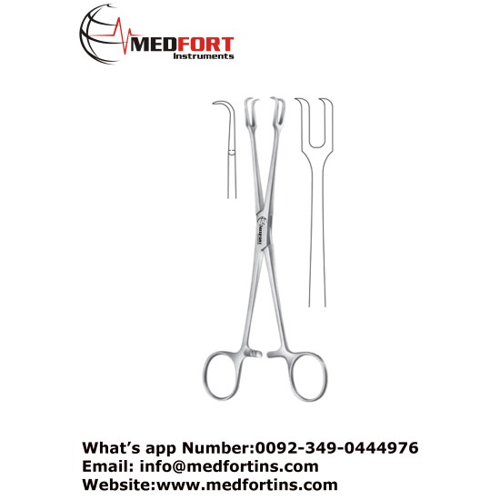"Museux Tenaculum Forcep, 20 cm - 8"" "