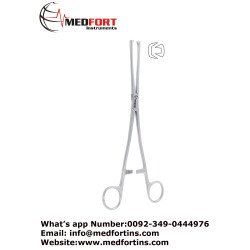 "Museux Tenaculum Forcep, 2 x2 Teeth 24 cm - 9 1/2"" Jaw Size 10 mm " "Museux Tenaculum Forcep, 2 x2 Teeth 24 cm - 9 1/2"" Jaw Size 10 mm "