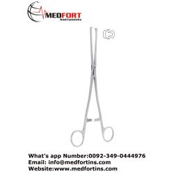 Museux Tenaculum Forcep, 2 x2 Teeth 24 cm - 9 1/2" Jaw Size 8 mm Museux Tenaculum Forcep, 2 x2 Teeth 24 cm - 9 1/2" Jaw Size 8 mm