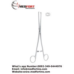 Museux Tenaculum Forcep, 2 x2 Teeth 24 cm - 9 1/2" Jaw Size 7 mm Museux Tenaculum Forcep, 2 x2 Teeth 24 cm - 9 1/2" Jaw Size 7 mm