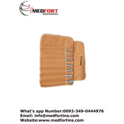 "Hegar Uterine Dilators Set of 8,  With Canvas Roll "