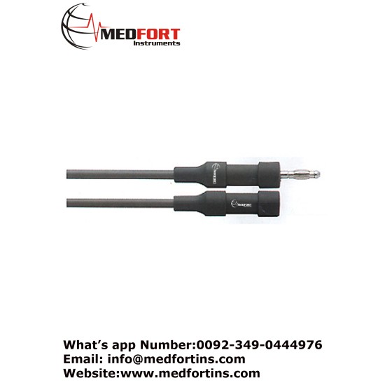 Diathemry Cable, Generator Connector: 4mm Banana Plug