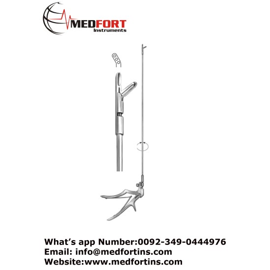 Rectal Biopsy Forcep, Without Handle Rotatable 42 cm