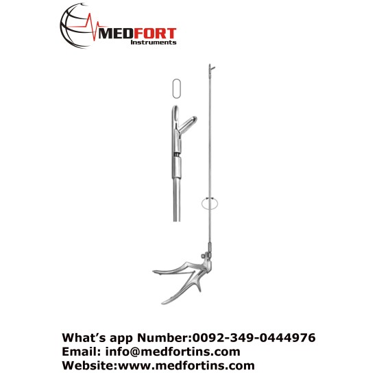 Rectal Biopsy Forcep, Without Handle Rotatable 42 cm