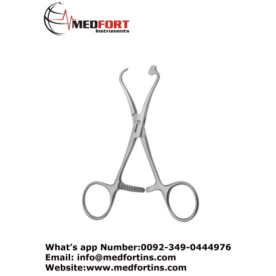 Repositioning Forcep, Long Ratchet - Pointed 13.5 cm - 5 1/4"