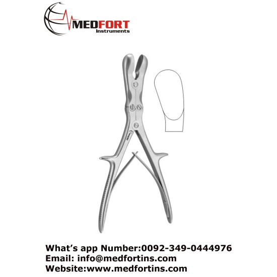 Stille-Luer Bone Rongeur, Curved - Compound Action 26.5 cm - 10 1/2"
