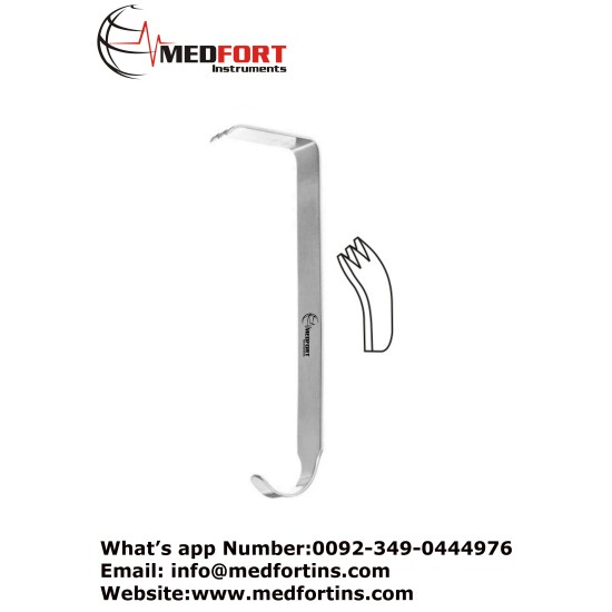 Hibbs Retractor, 23.5 cm - 9 1/4" Blade Size 13 x 25 mm