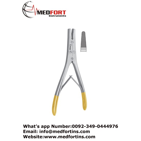  Combi-Flat Nose Plier, Parallel Grip - Compound Action 18 cm - 7"