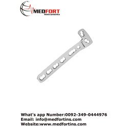  L-buttress plate ,left (for right tibia ), with 4 holes