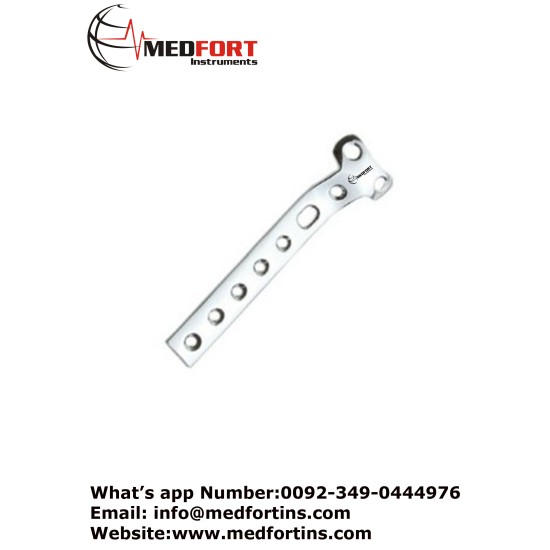 T-buttress plate, with 4 holes (in shaft)