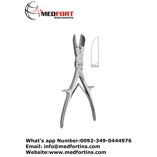 Stille-Liston Bone Cutting Forcep, Curved - Compound Action 23.5 cm - 9 1/4"