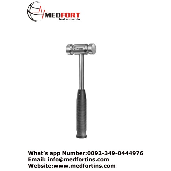  FiberGrip Vickers Mallet, With Interchangeable Nylon Discs 19 cm - 7 1/2" Head Diameter - Weight 25.0 mm 