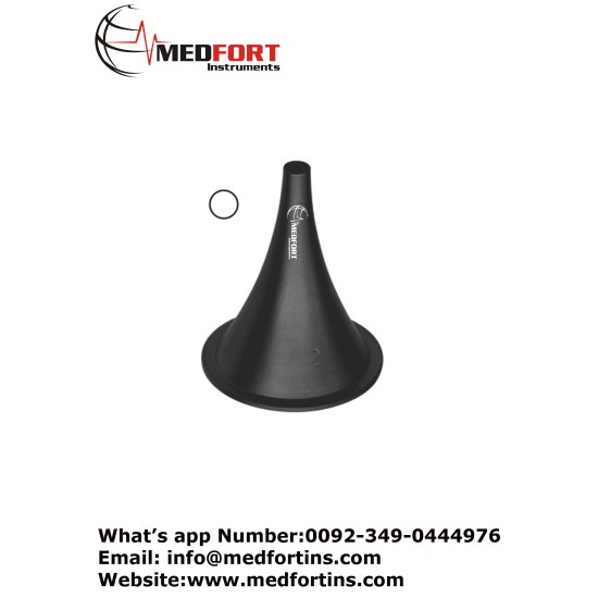  Farrior Ear Speculum, Black 3.6 cm / 1 1/2" Diameter 5.5 mm 