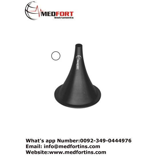  Farrior Ear Speculum, Black 3.6 cm / 1 1/2" Diameter 6.5 mm