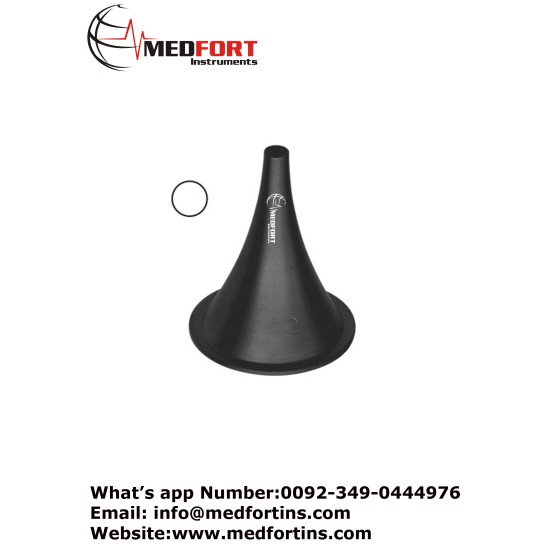  Farrior Ear Speculum, Black 3.6 cm / 1 1/2" Diameter 7.5 mm 