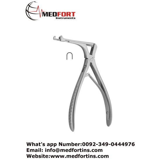 Citelli Mastoid Rongeur, 17 cm - 6 3/4" Bite Size 2 mm