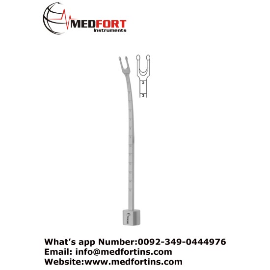  Obwegeser Septonasal Osteotome, Graduated 18.5 cm - 7 1/4" Blade Width 6 mm