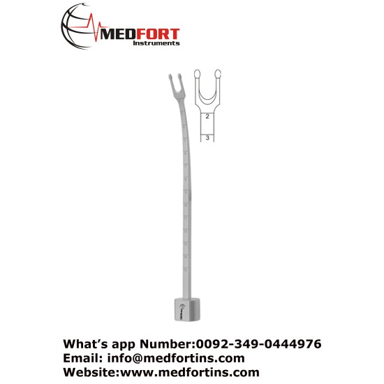 Obwegeser Septonasal Osteotome, Graduated 18.5 cm - 7 1/4" Blade Width 8 mm