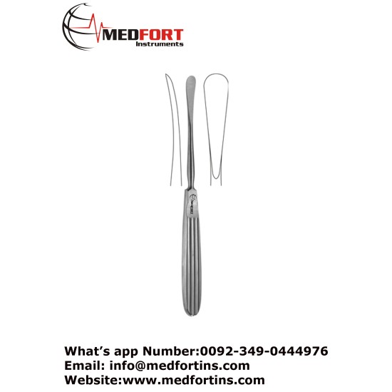 Obwegeser Periosteal Elevator, 17.5 cm - 7" Blade Width 6 mm