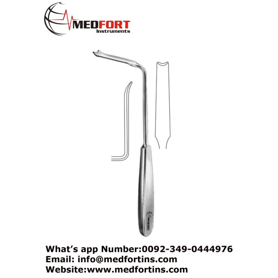 Obwegeser Mandibular Retractor, 21 cm - 8 1/4" Blade Size 12 x 60 mm