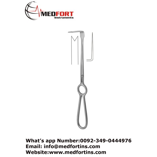 Obwegeser Ramus Retractor, (Nasal Spine Retractor) 22 cm - 8 3/4" Blade Size 45 x 10 mm
