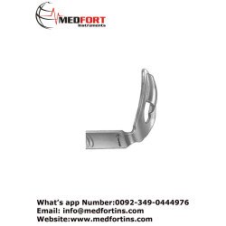 Kilner-Doughty Tongue Depressor, Fenestrated Blade for Suction 13.5 cm - 5 1/4" Blade Size 85 x 38 mm