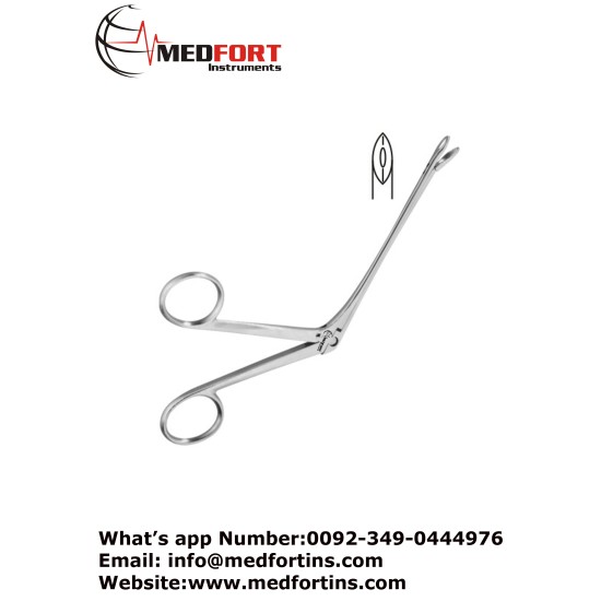  Weil-Blakesley Nasal Cutting Forcep, Straight - Fig. 1  12 cm - 4 3/4" Bite Size 3.0 mm