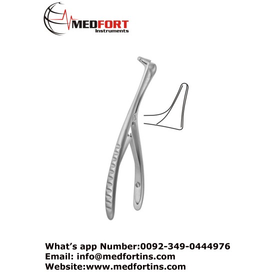  Martin Nasal Specula, Bent Sidewards 12.5 cm - 5" Blade Length 17 mm 