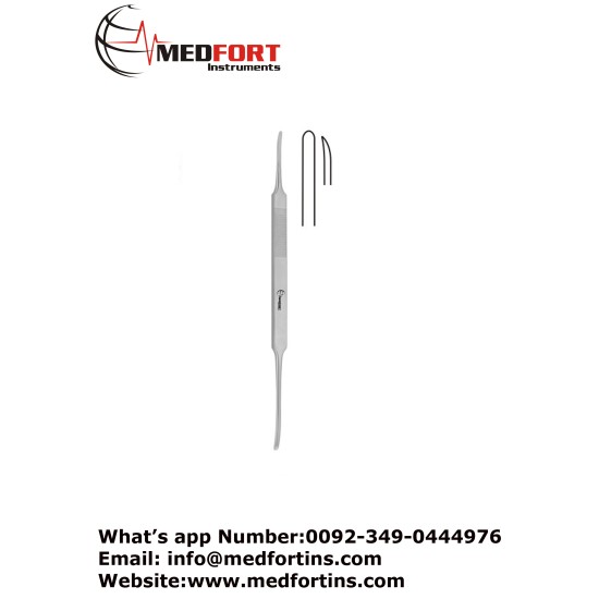  Freer Septum Elevator, Double Ended - Sharp/Blunt 20.5 cm - 8" Blade Size 1 - Blade Size 2 6.0 mm - 5.0 mm