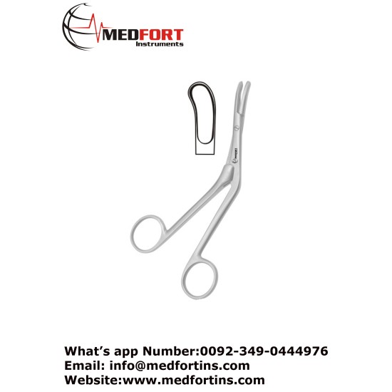  Craig-Dominick Septum Forcep, Curved Left 16 cm - 6 1/4"