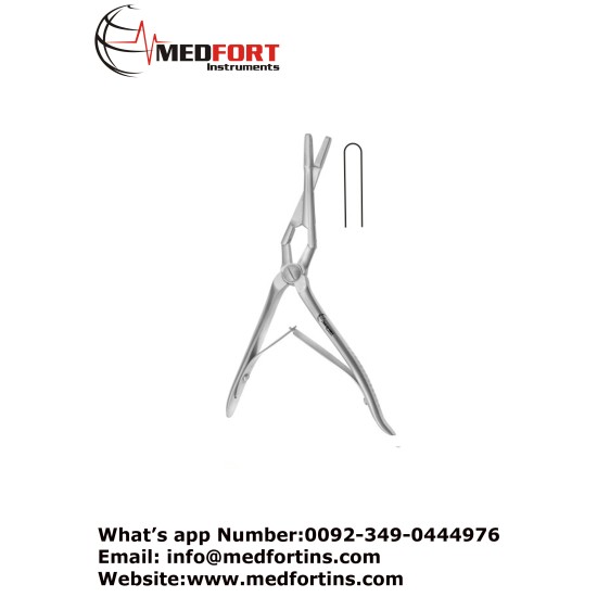 Jansen-Middelton Septum Forcep, hrough Cutting Jaws 19 cm - 7 1/2"